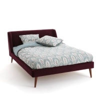 Кровать SMON 140 x 190 см розовый LA REDOUTE INTERIEURS  фото, kupilegko.ru